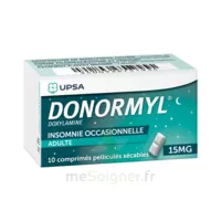 Donormyl 15 Mg Comprimés Pelliculés Sécables T/10 à Auterive